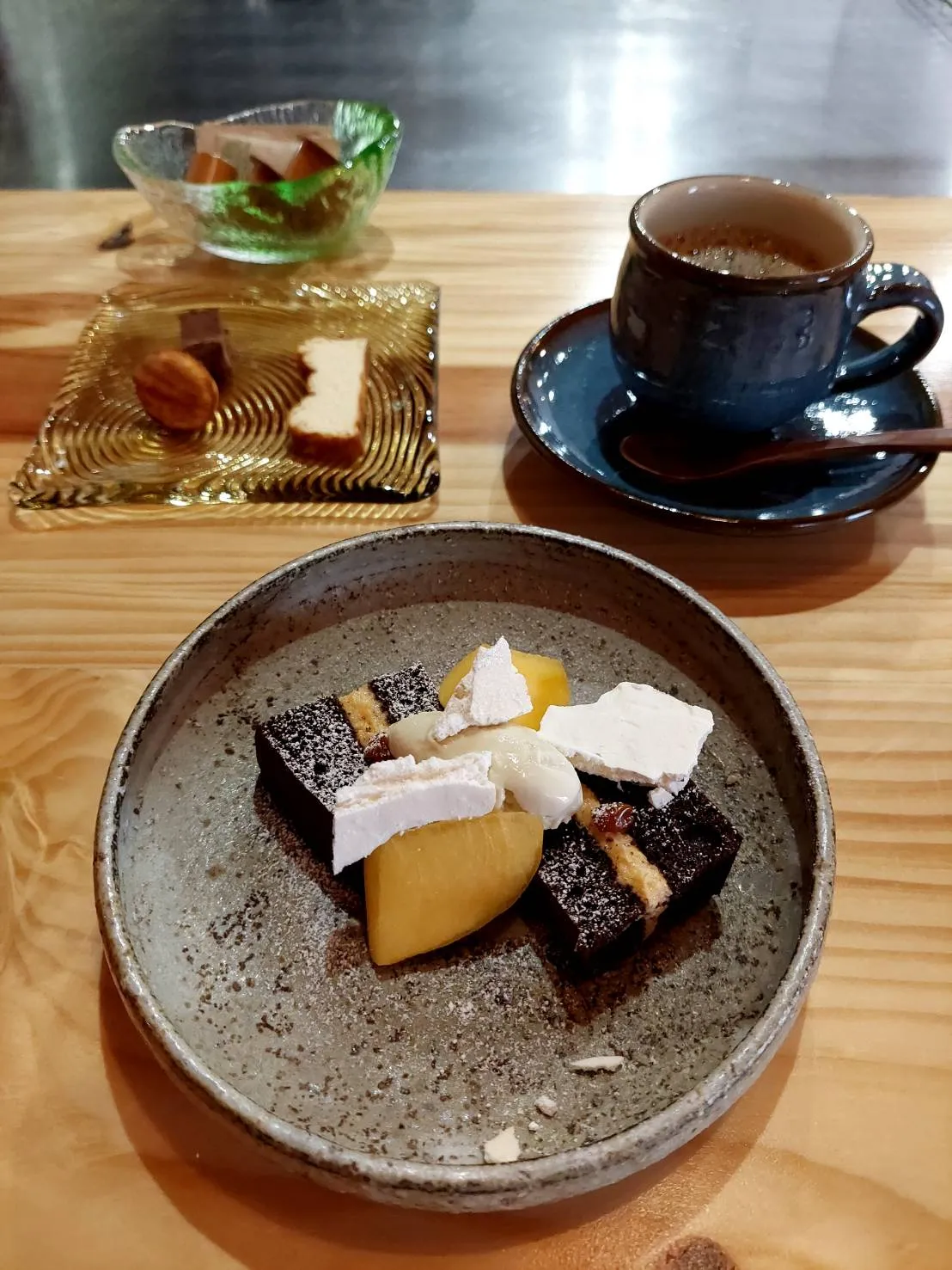 デザートとコーヒー
