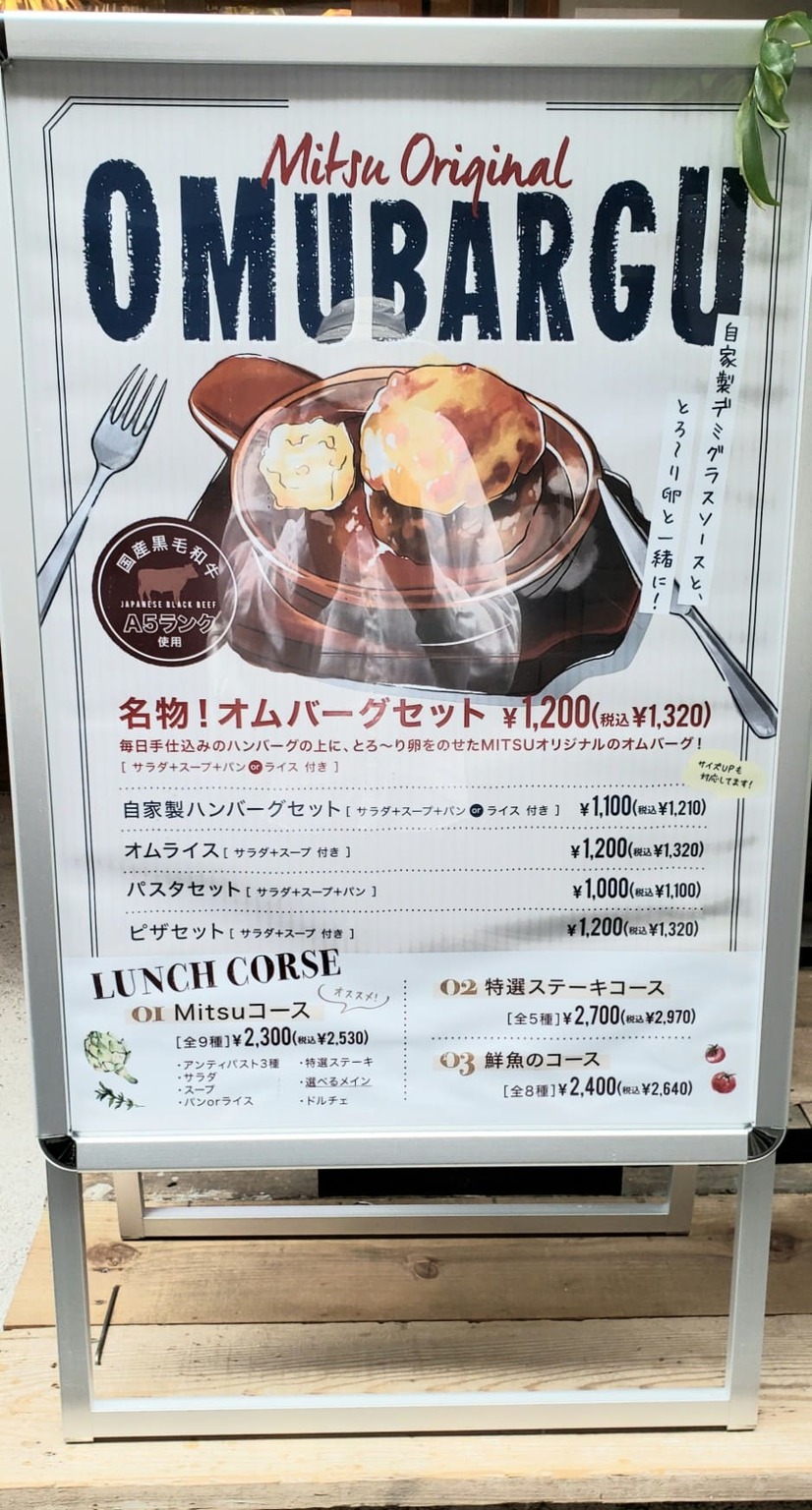 看板メニュー