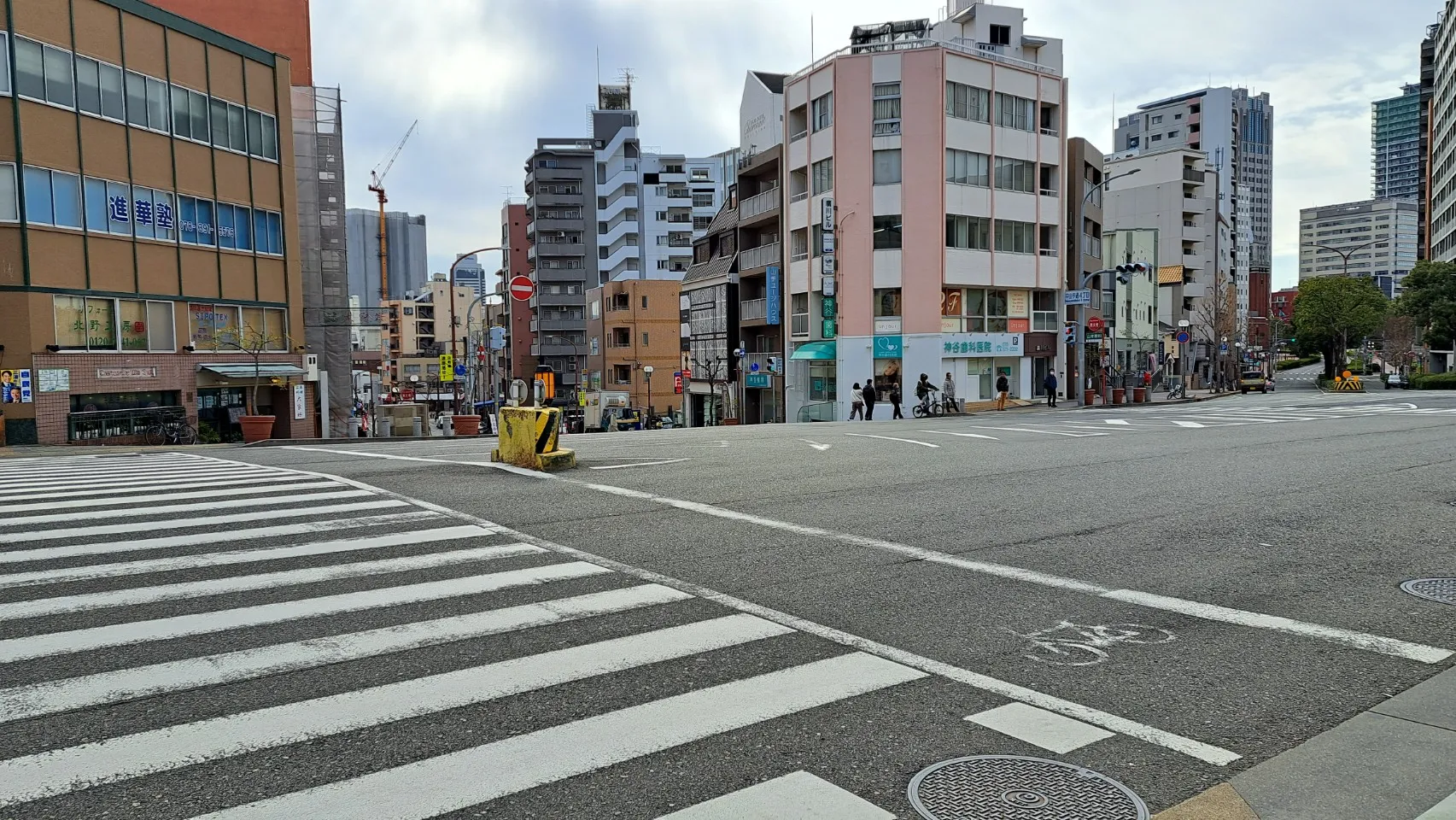 鯉川筋交差点付近