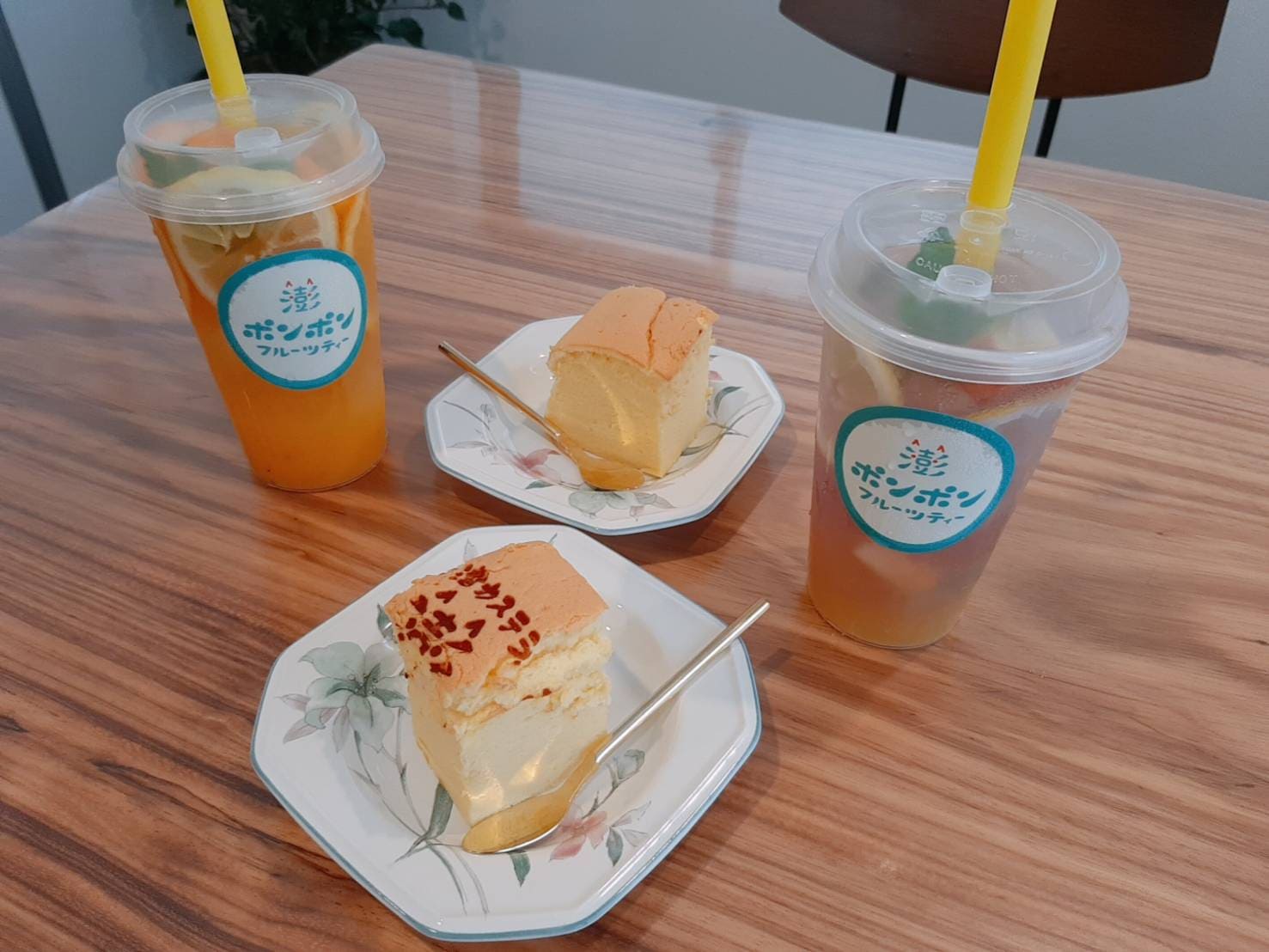 カステラ6等分写真