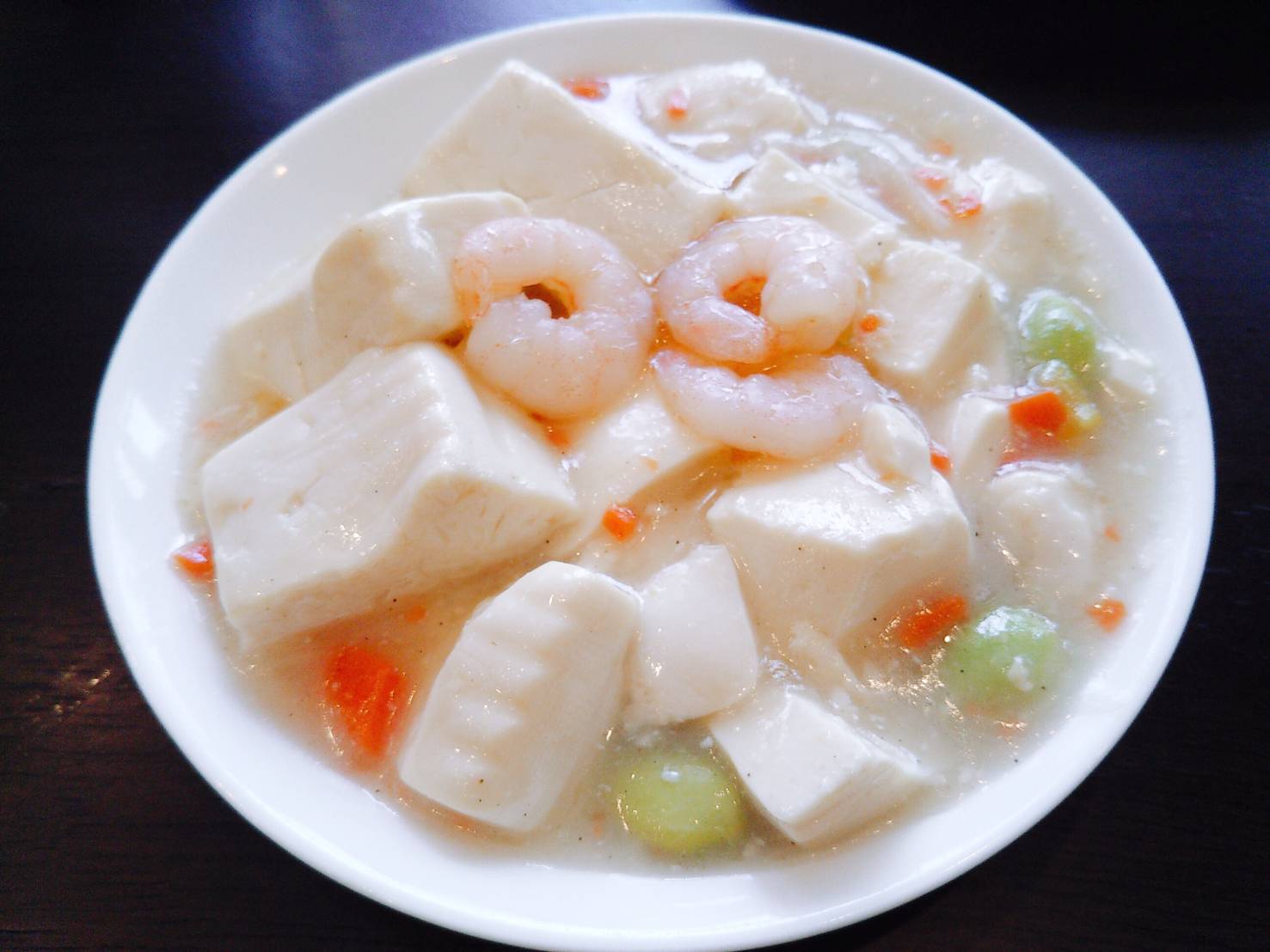 豆腐と海老の煮込み