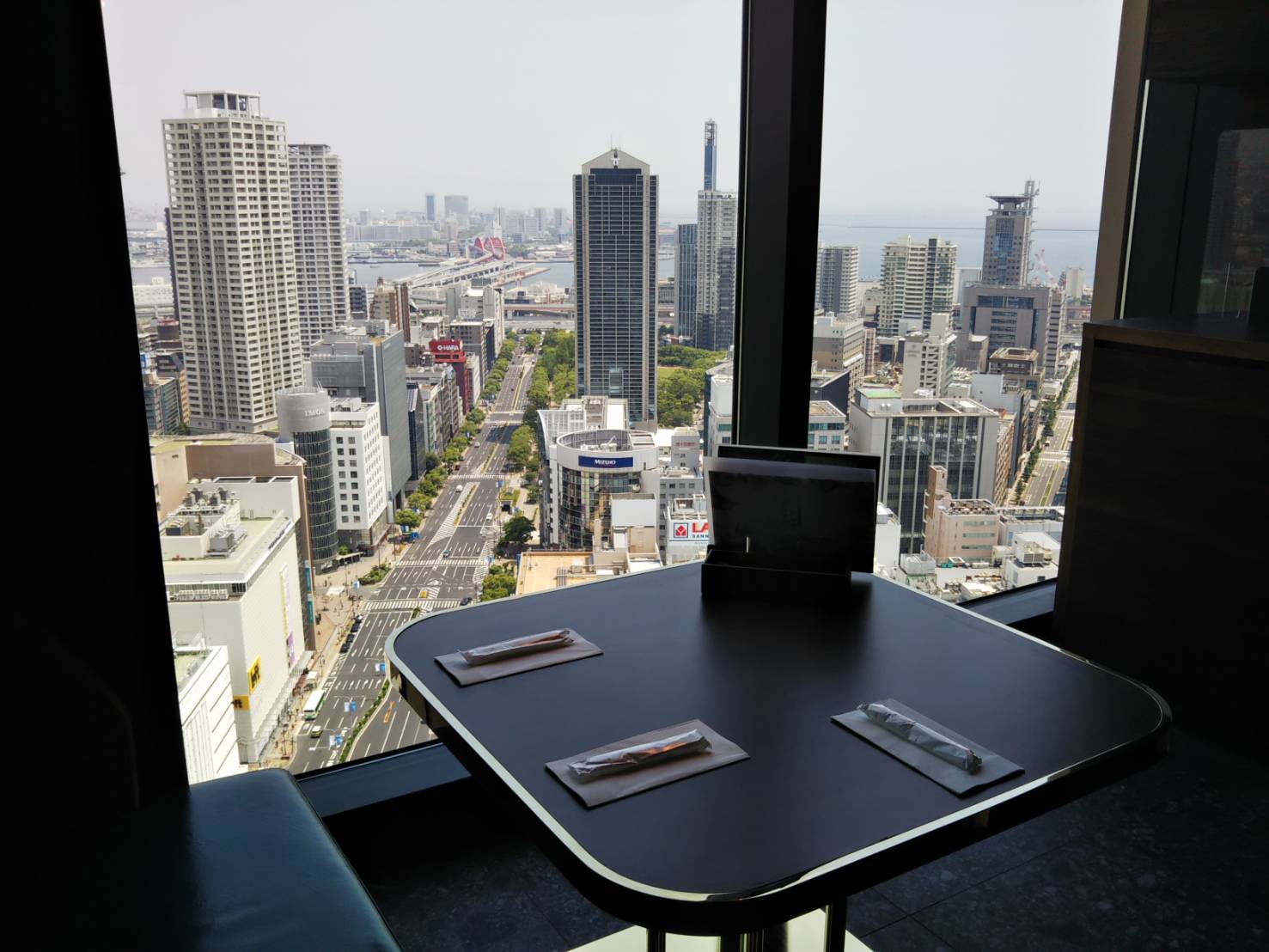レストラン望海山の眺望 海側の景色