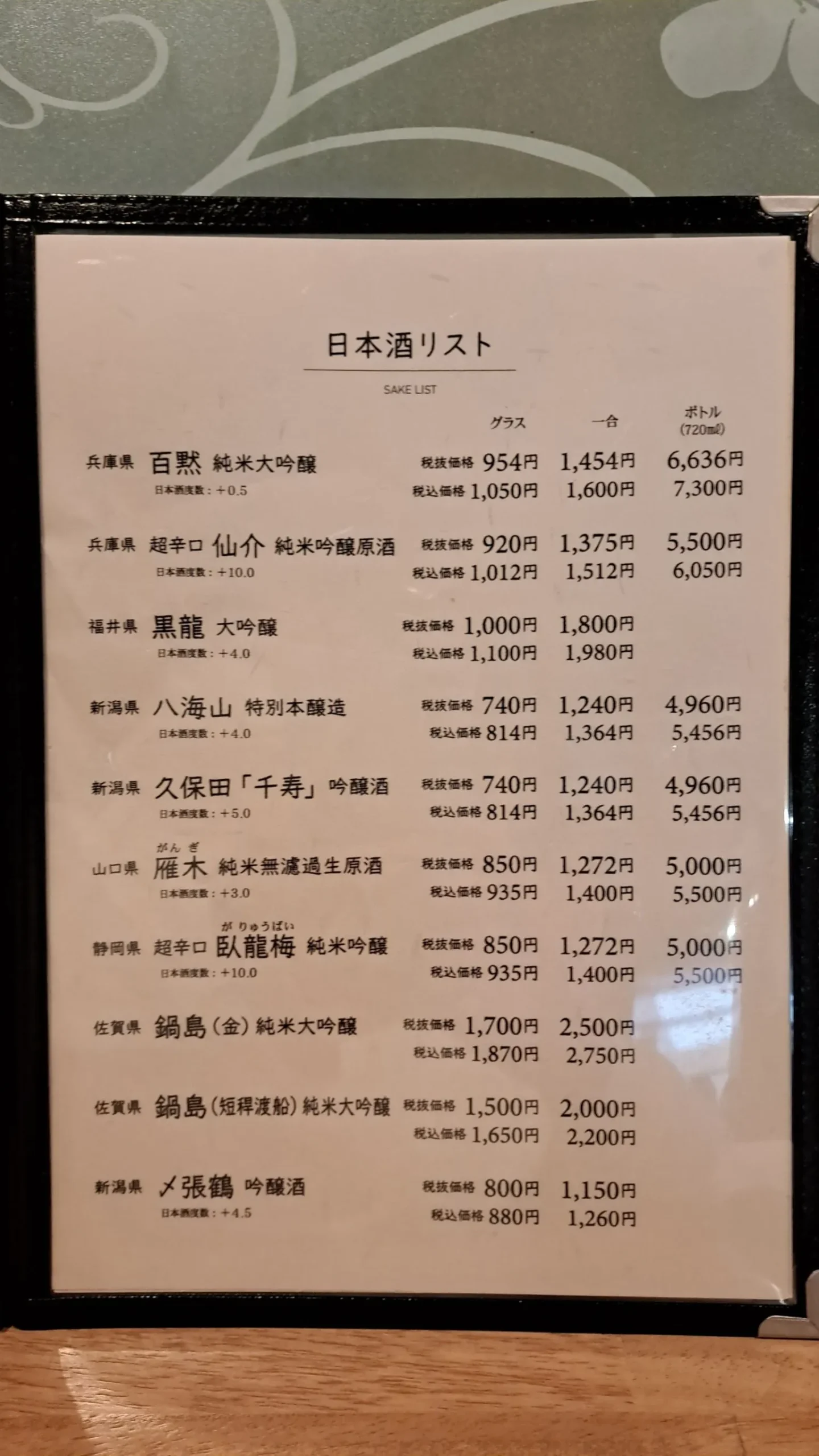 日本酒