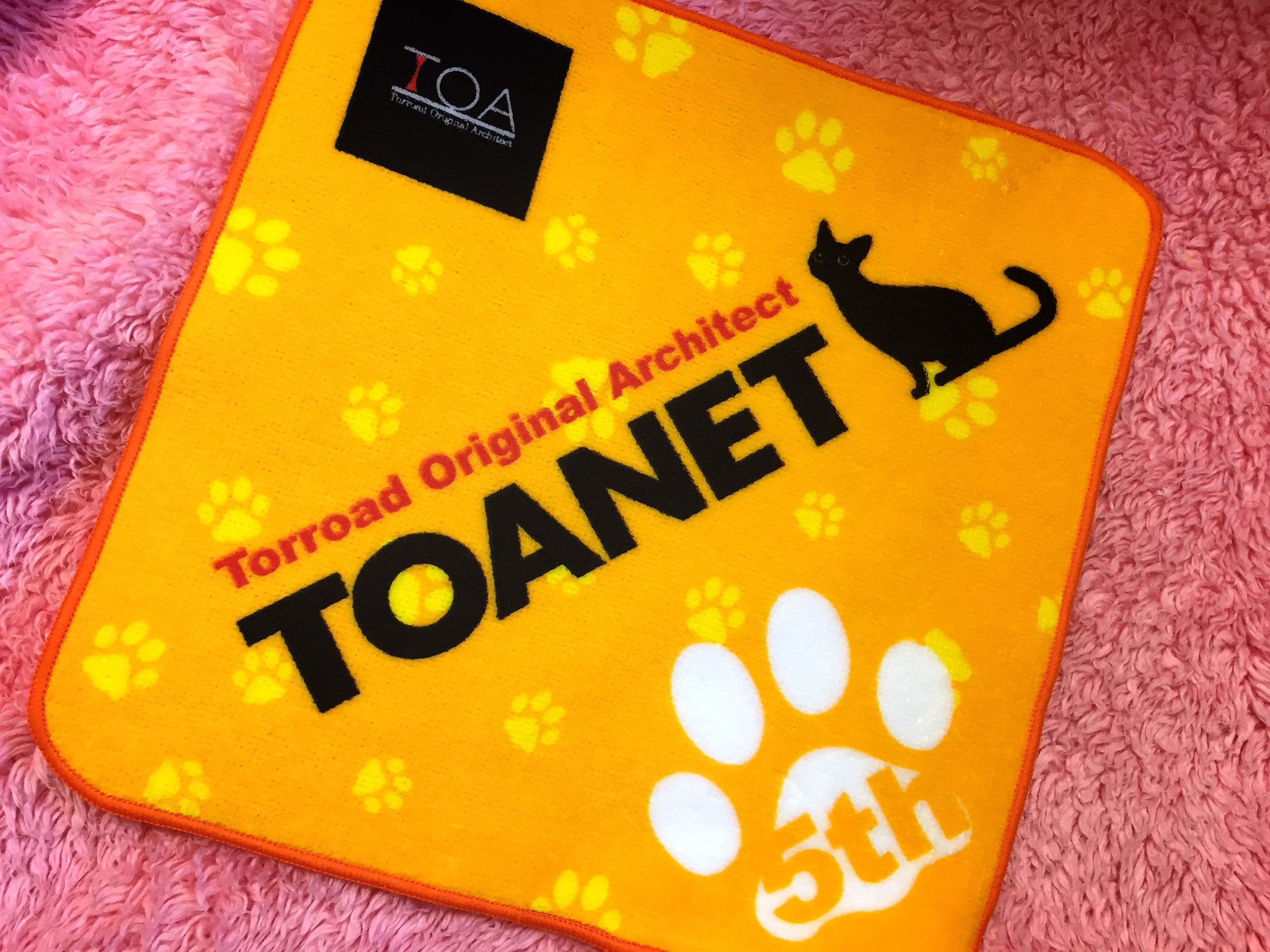 ＴＯＡＮＥＴ５周年ハンドタオル