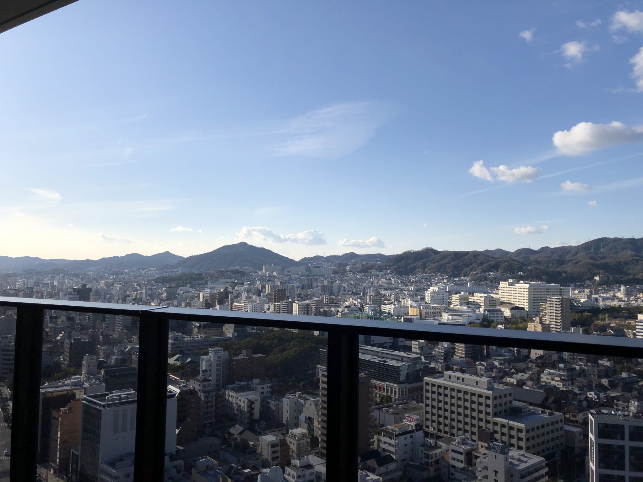 バルコニーからの眺望その1