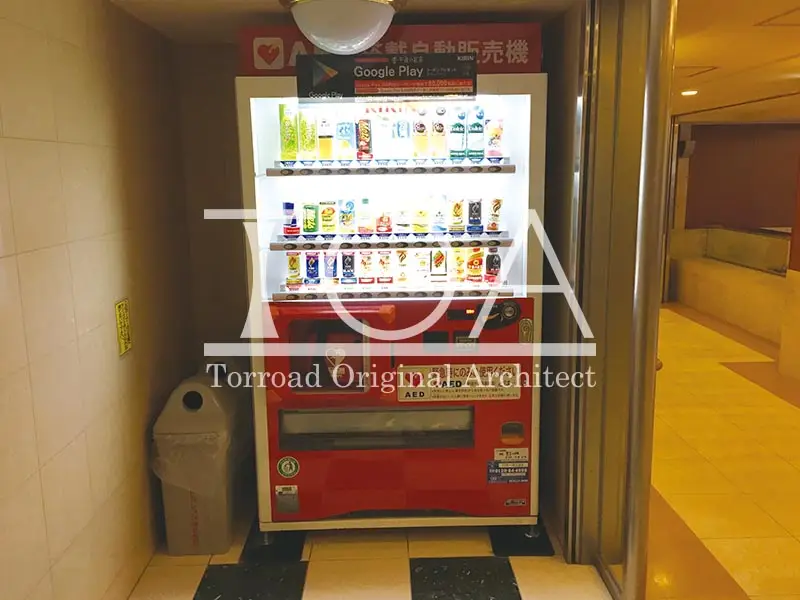 パークスクエア神戸山本通 自動販売機(ラウンジ前)