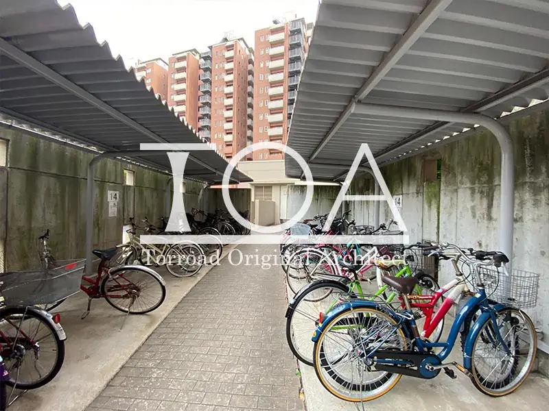 神戸海岸通ハーバーフラッツ7番館 駐輪場