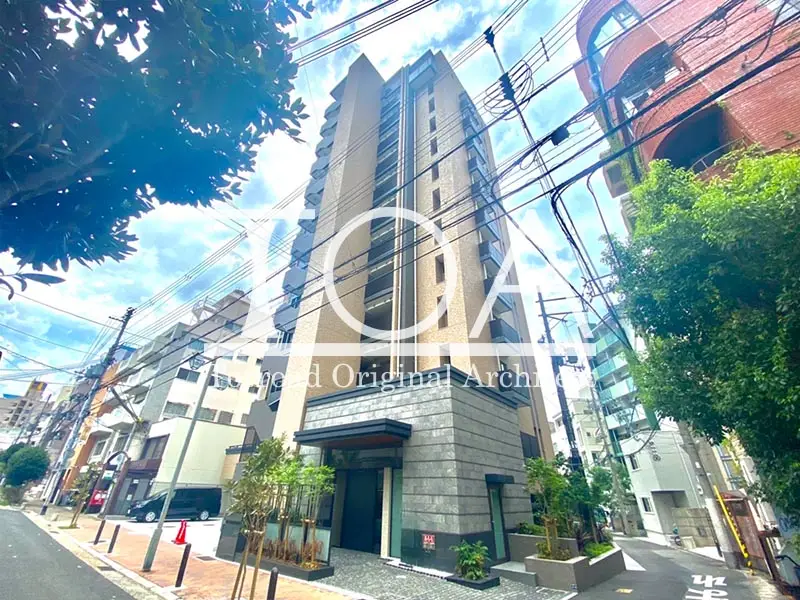 ワコーレ神戸北野坂LABEL 西からの外観