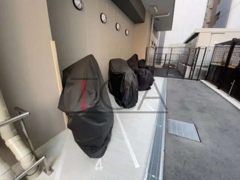 クレヴィアタワー大阪本町 バイク置き場