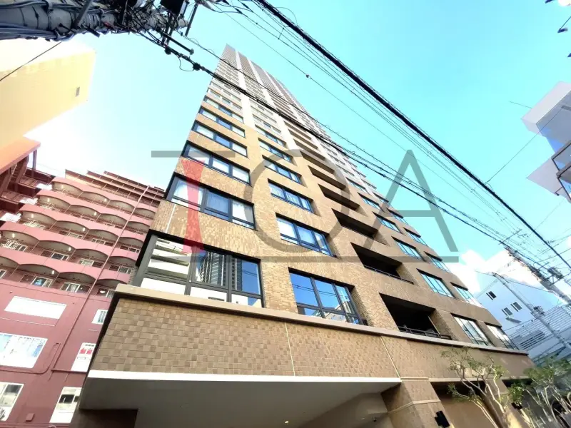 アーバンライフ御堂筋本町タワー 西からの外観