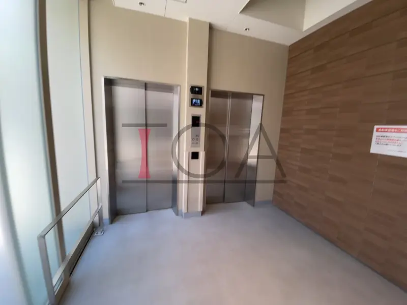 グランドメゾン上町台レジデンスタワー エレベーター前