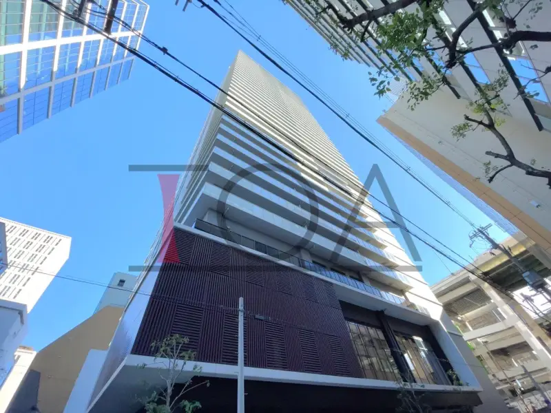 ブランズタワー御堂筋本町 北東からの建物外観
