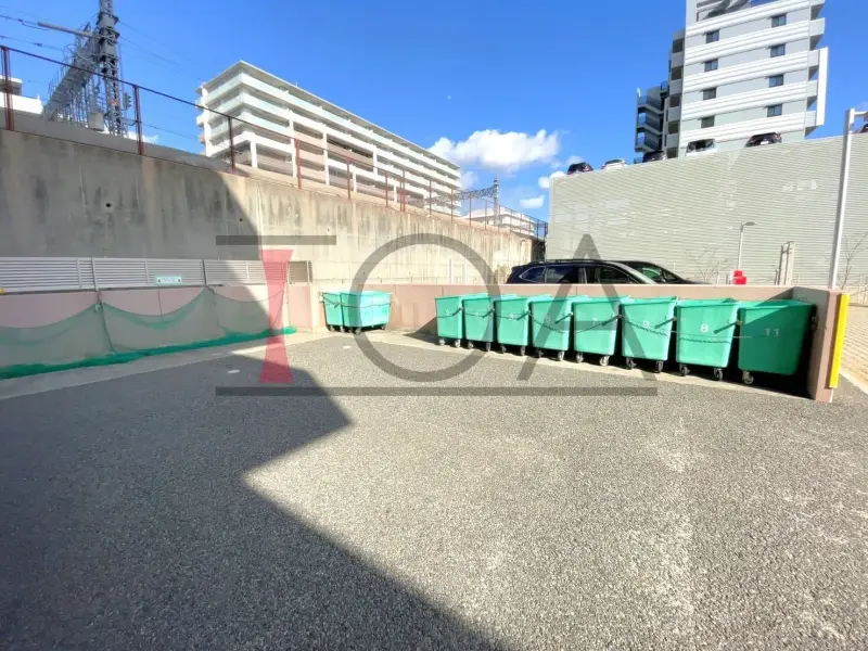 リベール灘アビリア ゴミ置き場