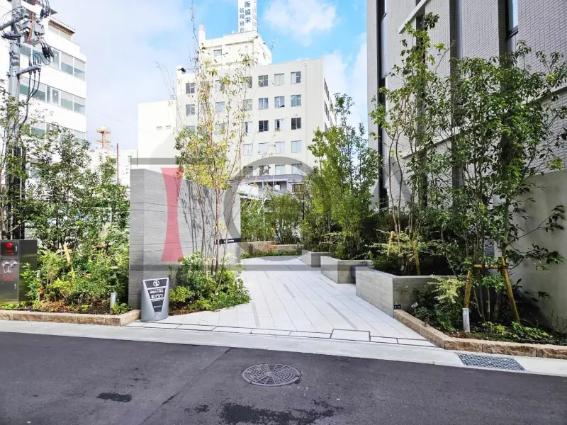 シエリア神戸元町 エントランスアプローチ